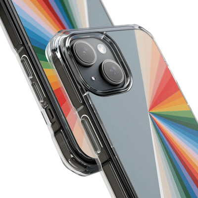 Grey Impact MagSafe Phone Case for iPhone - Slate Prism Burst