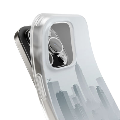 Grey Lite Phone Case for iPhone - Steel Mist Skyline