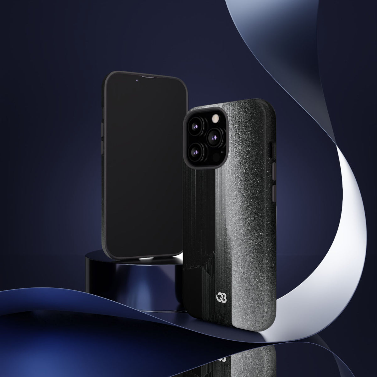Orbital Monolith · Tough Phone Case for iPhone · Black