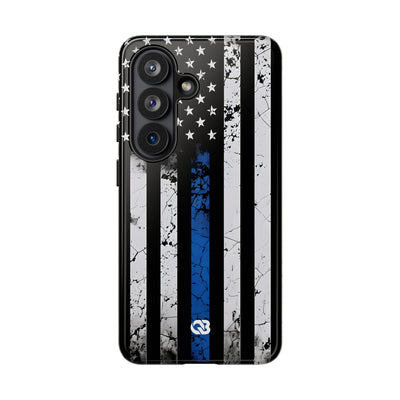 Gritty Cobalt Flag · Tough Handyhülle für Samsung