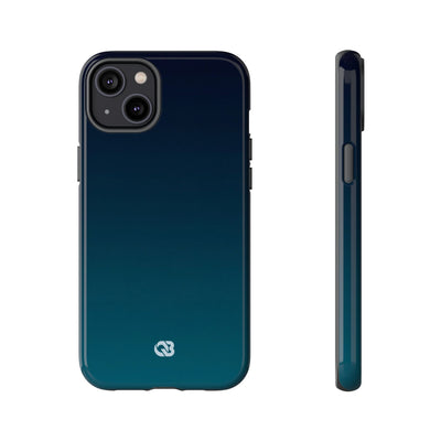 Teal Tough Phone Case for iPhone - Abyss Teal Haze