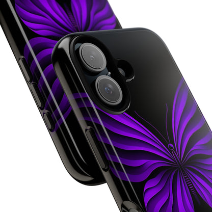 Violet Monarch iPhone 16 Case - Tough