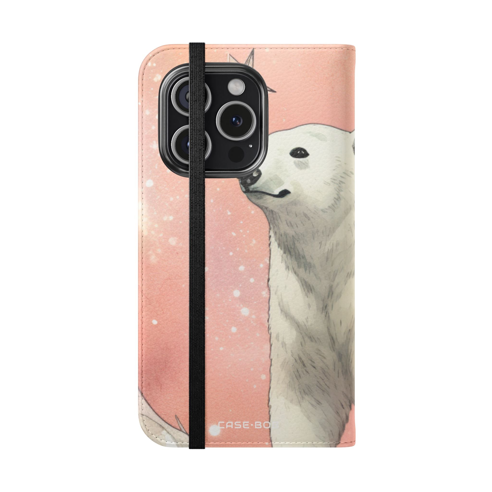 Polar Bear Nebula - iPhone 15 Pro Case - Wallet