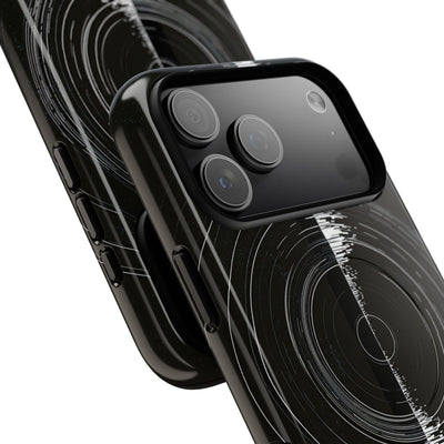 Black Tough 2.0 Magsafe Phone Case for iPhone - Obsidian Orbital Signal