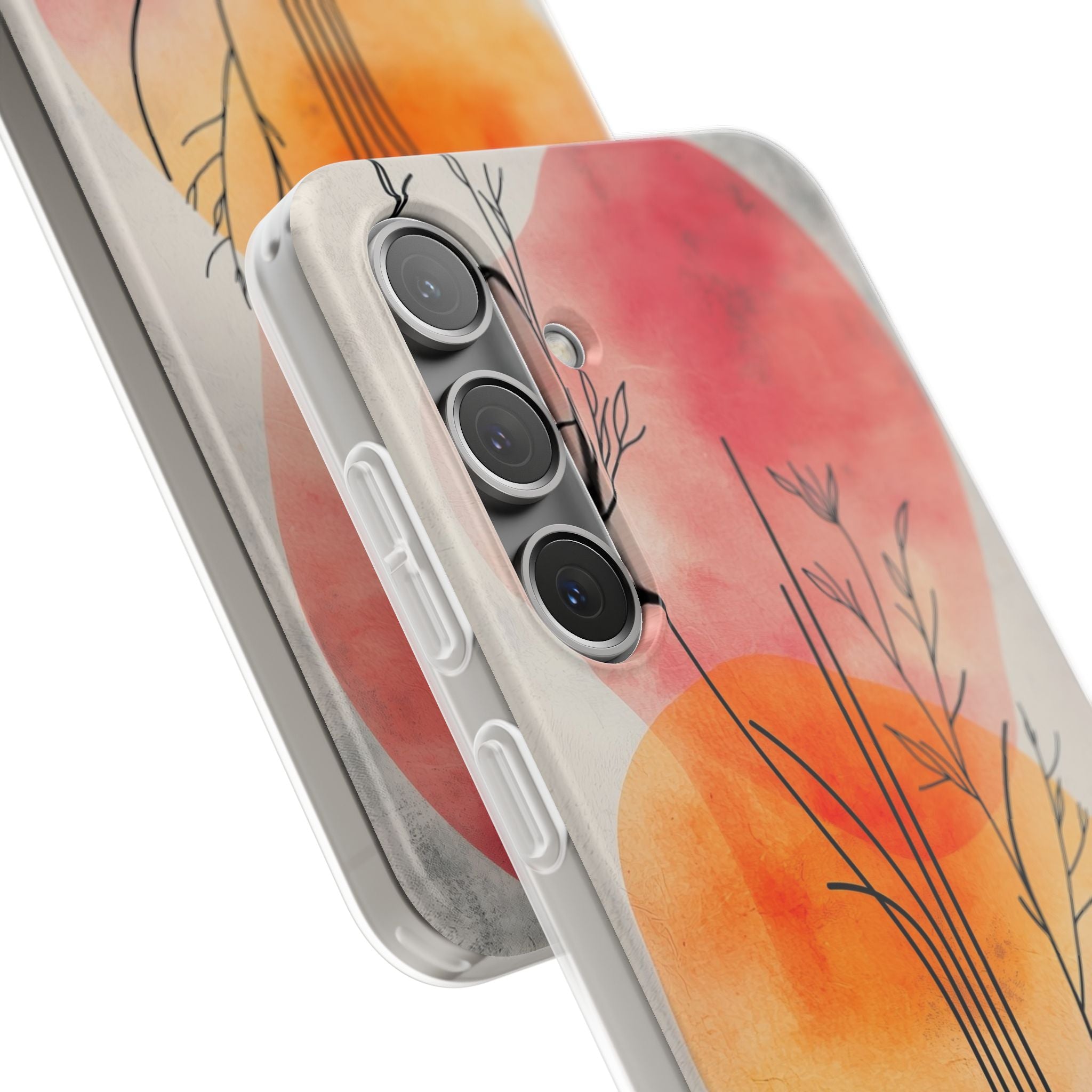 Crimson Bloom Lineage · Soft Phone Case for Samsung