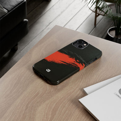 Crimson Raptor Noir · Tough Phone Case for iPhone · Black