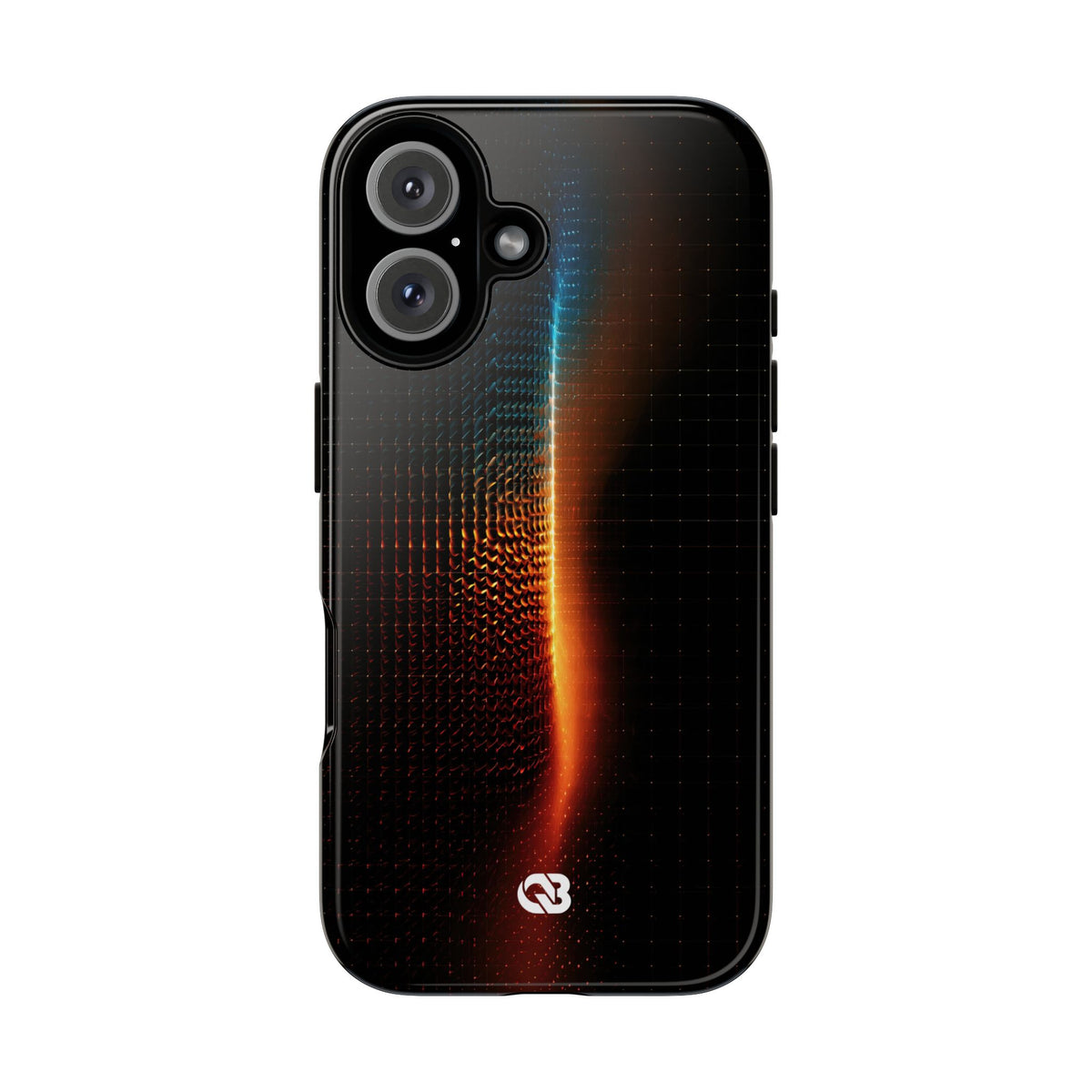 Luminous Refraction Grid · Tough Phone Case for iPhone · Black