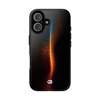 Luminous Refraction Grid · Tough Phone Case for iPhone · Black