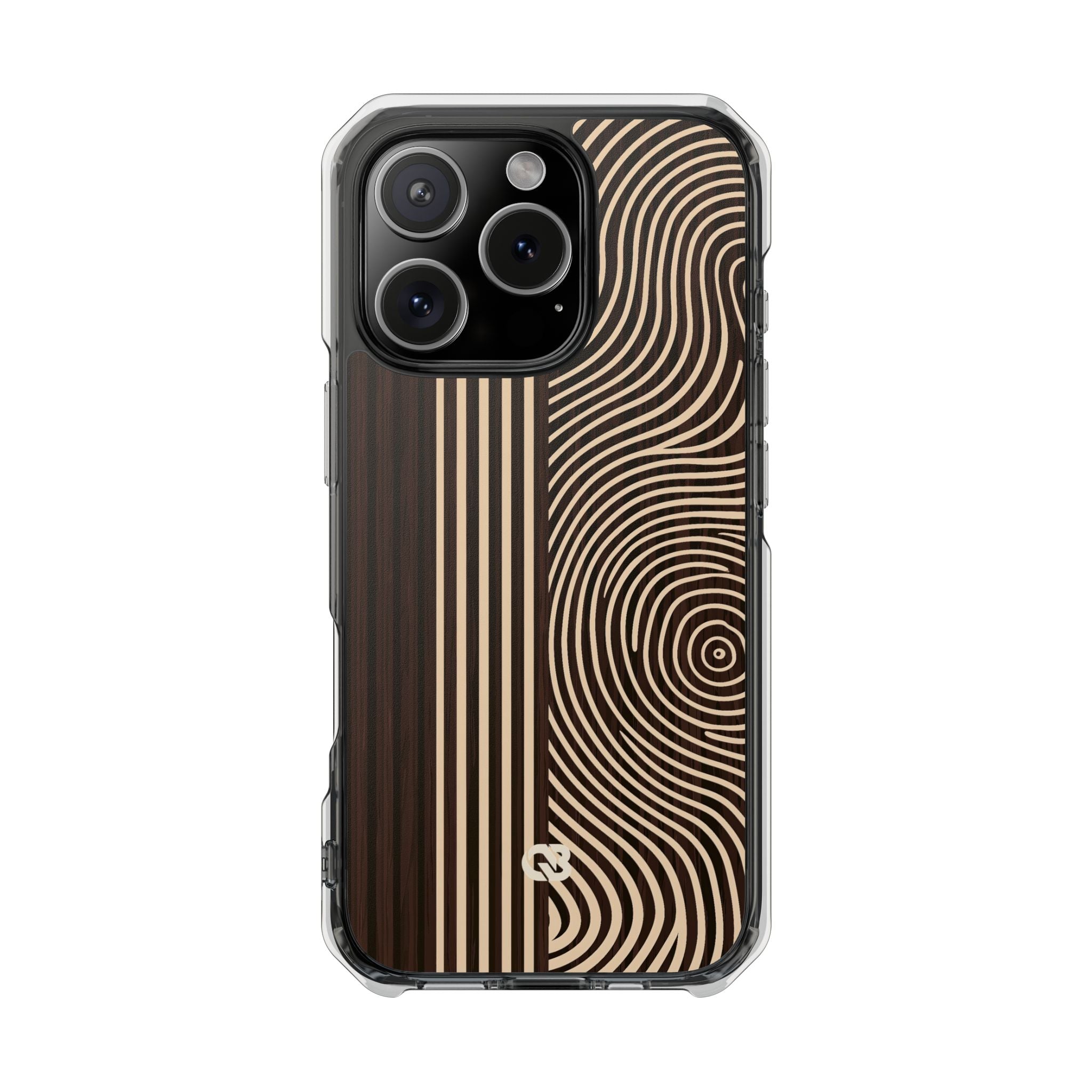 Brown Impact MagSafe Phone Case for iPhone - Espresso Sand Ridge