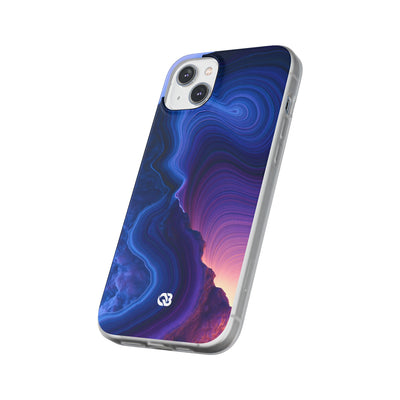 Radiant Strata · Lite Phone Case for iPhone ·  Blue