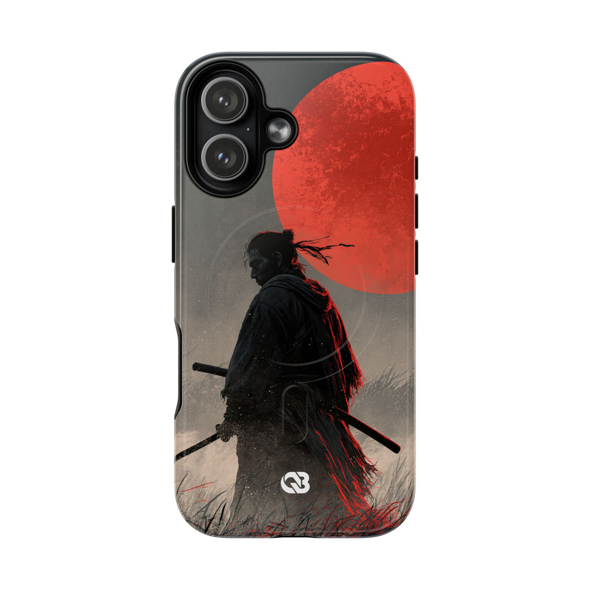 Crimson Moon Ronin · Tough 2.0 Magnetic Phone Case for iPhone · Black