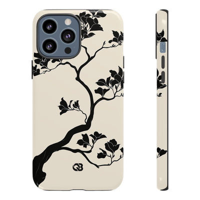 Ebony Magnolia · Tough Phone Case for iPhone · Beige