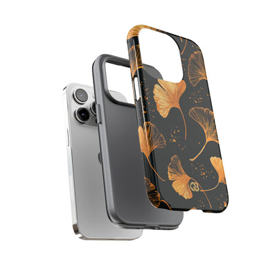 Gilded Ginkgo · Tough Phone Case for iPhone · Gold