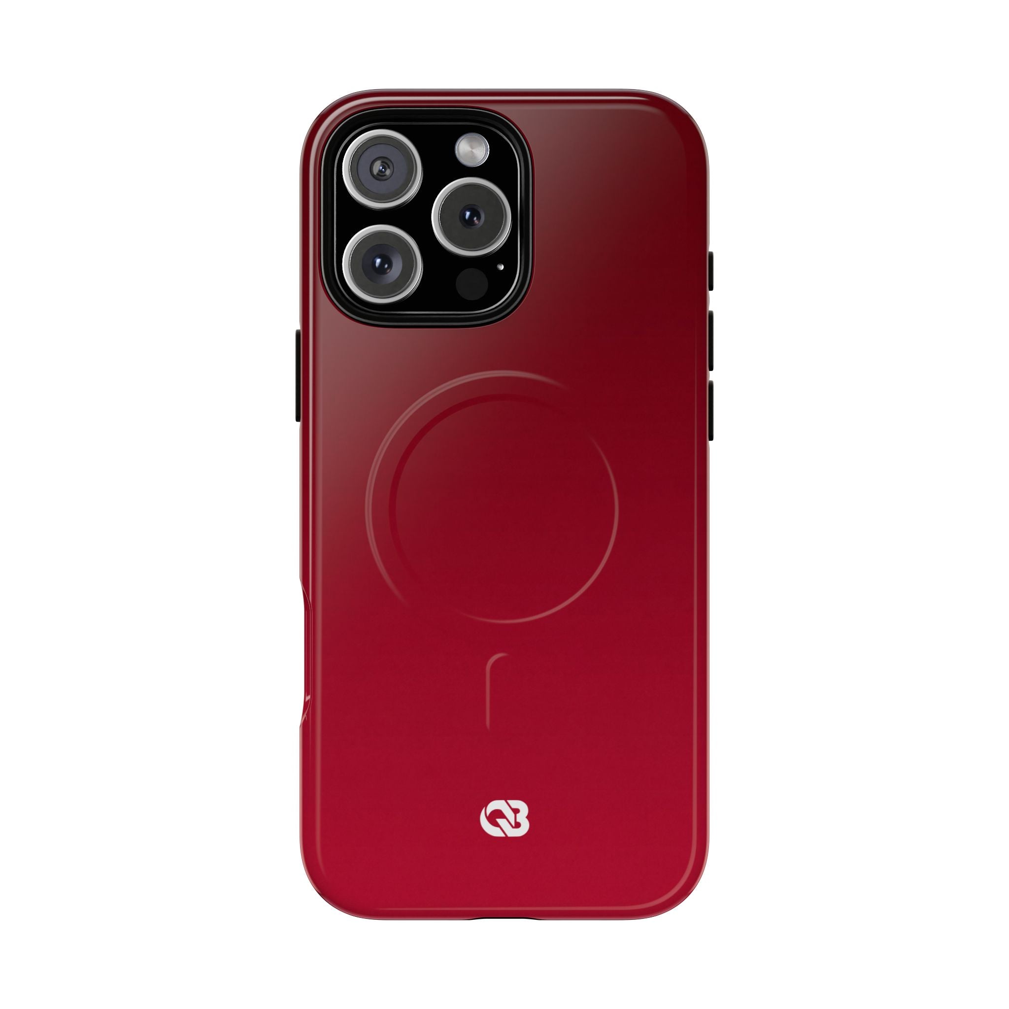 Red Tough 2.0 Magsafe Phone Case for iPhone - Crimson Velvet Fade