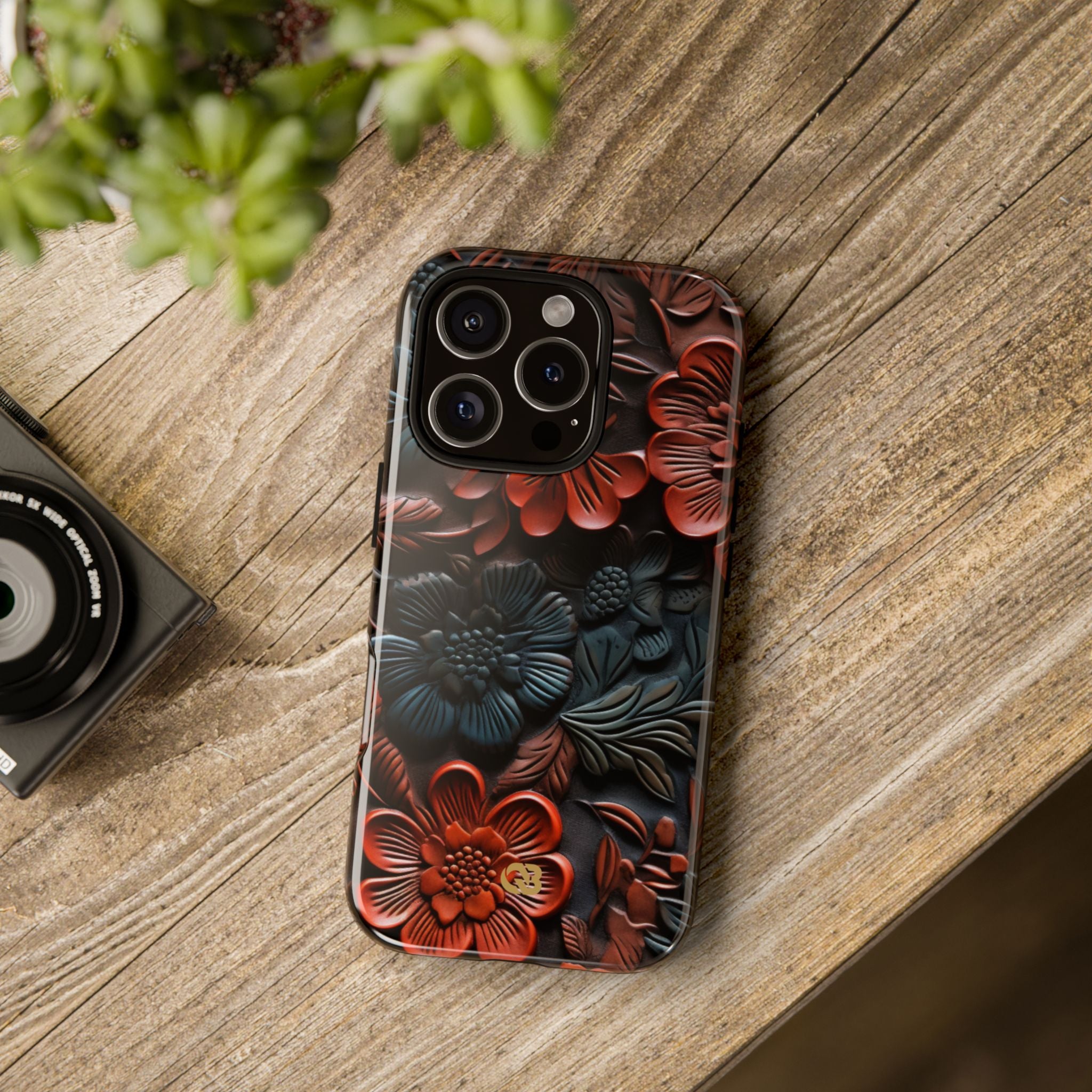 Carved Earth Bloom · Tough Coque de téléphone pour iPhone