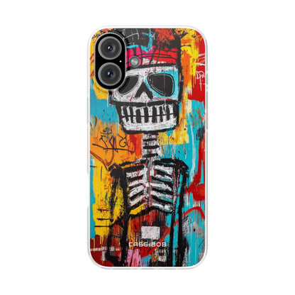 Skeleton Riot iPhone 16 Plus Case - Soft - CASE•BOB
