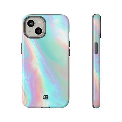 Prismatic Liquid Light · Tough Phone Case for iPhone · Teal