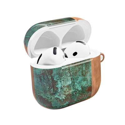 Oxidized Copper Patina · Hard Case for AirPods & AirPods Pro · Green