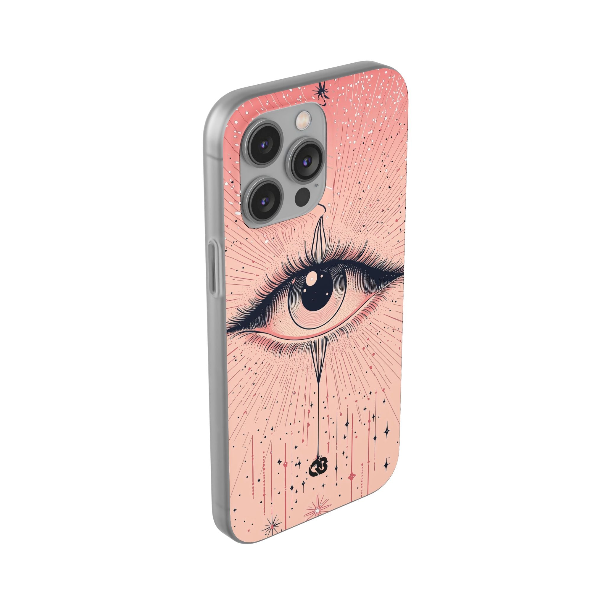 Obsidian Cosmic Gaze · Soft Phone Case for iPhone
