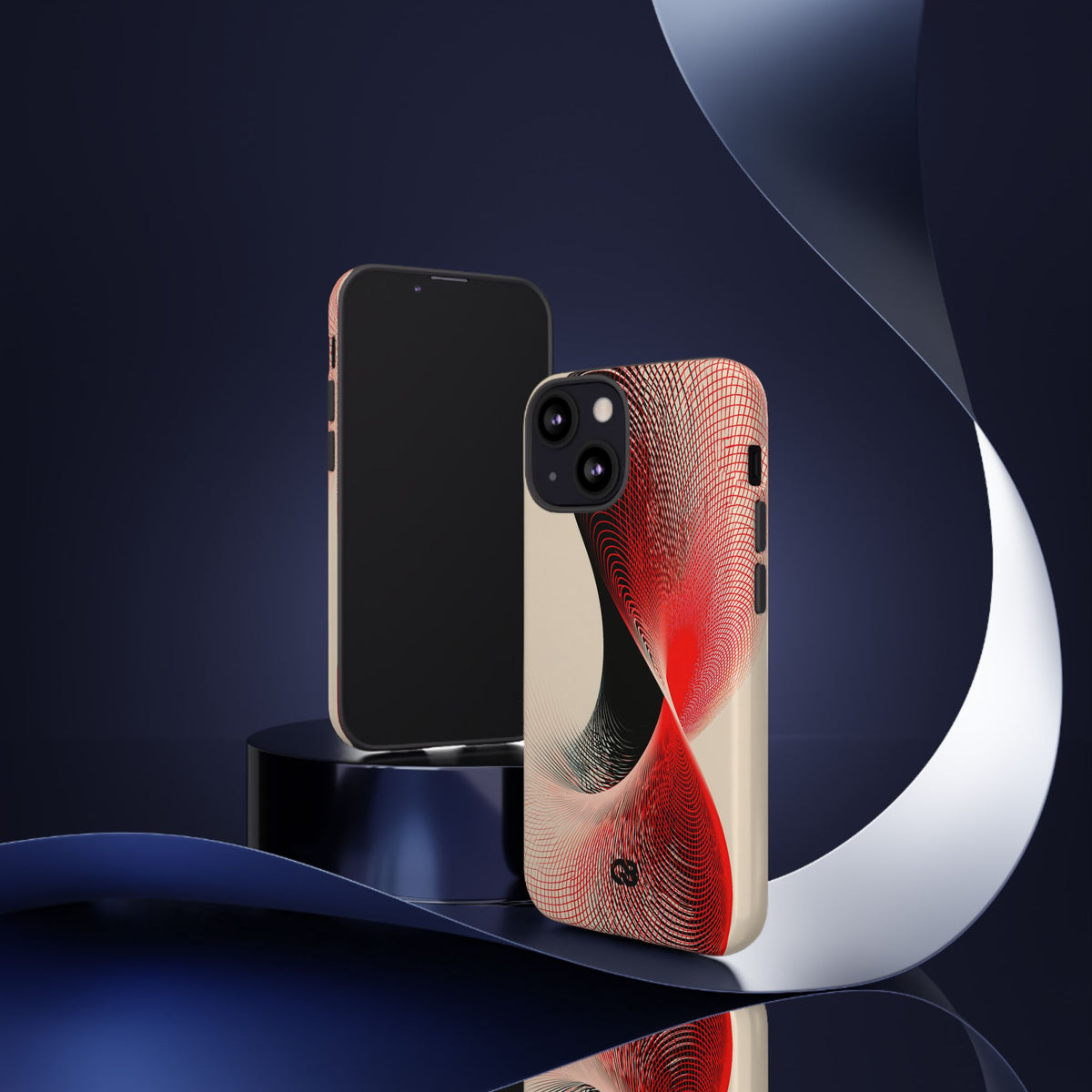 Parametric Helix · Tough Phone Case for iPhone · Red