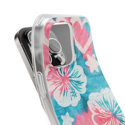 Tropical Hibiscus Bloom · Lite Phone Case for iPhone ·  Teal