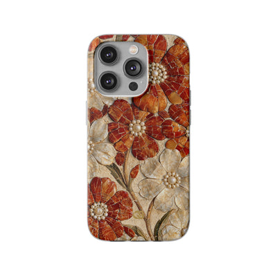 Carnelian Pearl Bloom · Lite Phone Case for iPhone ·  Orange