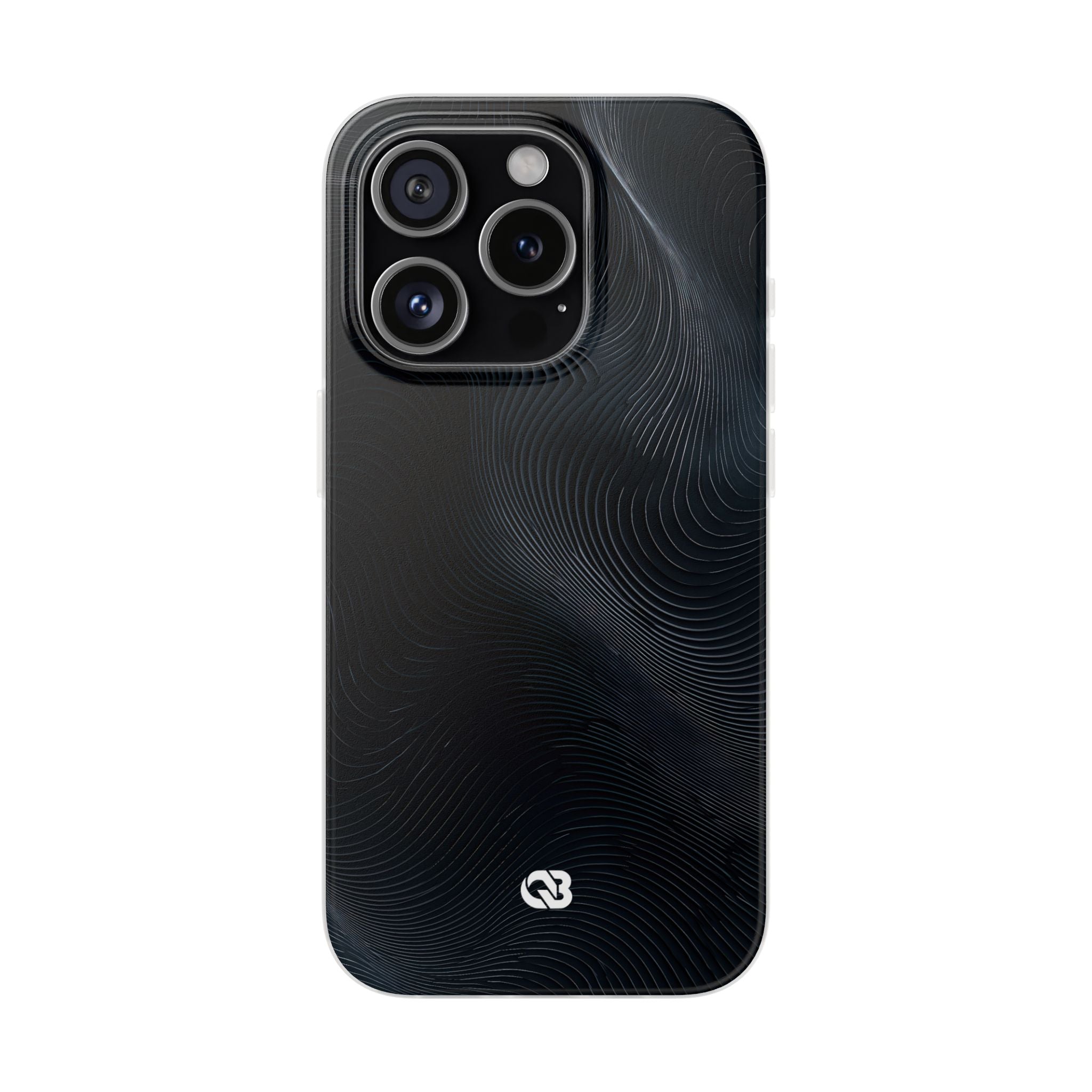 Black Lite Phone Case for iPhone - Obsidian Ridge Flux