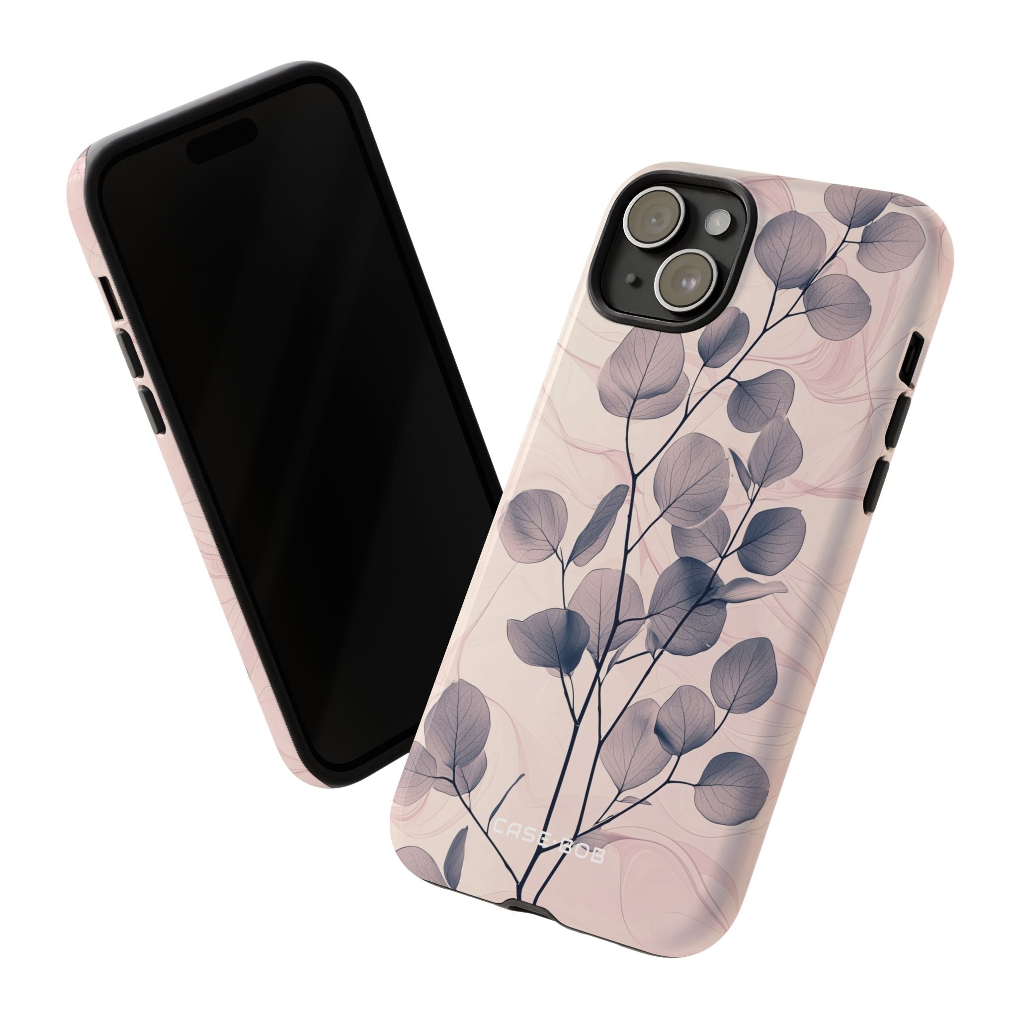 Veined Leaf Whisper iPhone 15 Plus Case - Tough