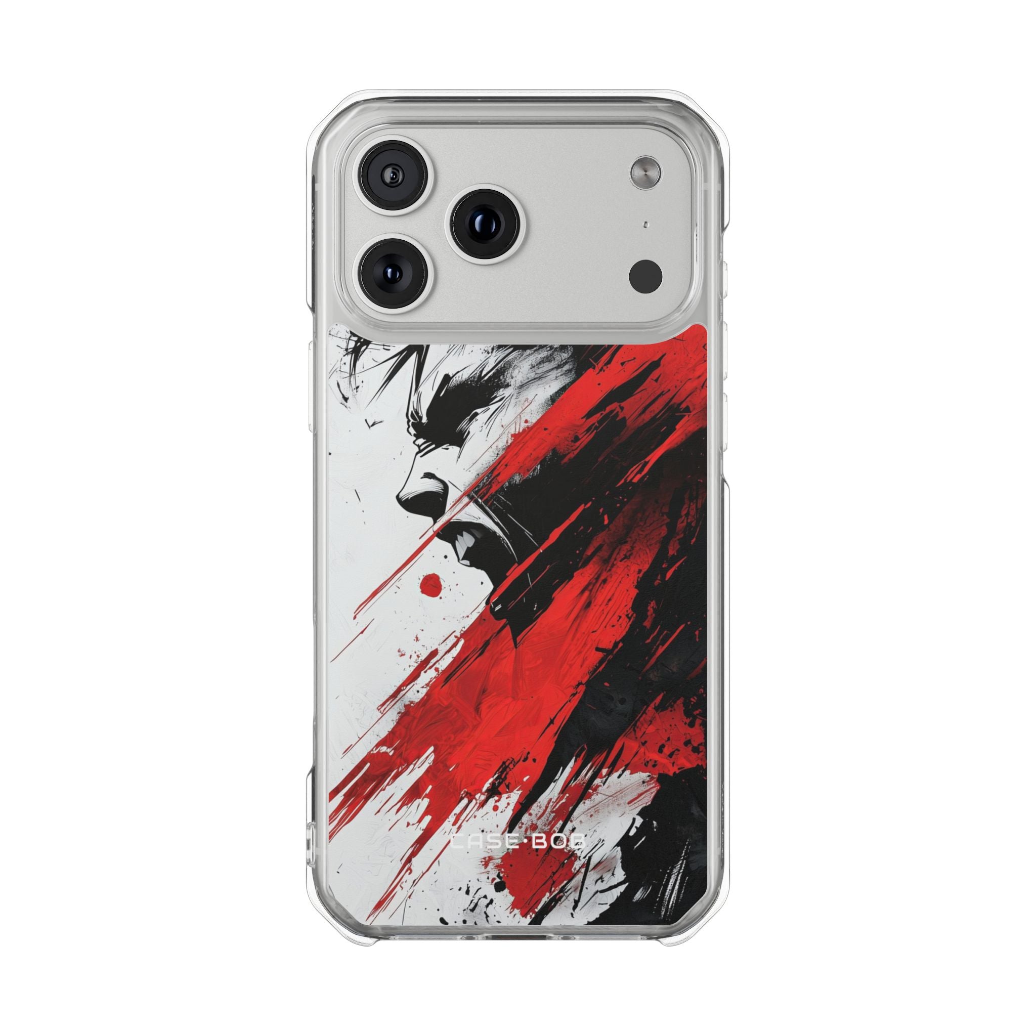 Screaming Silhouette Crimson iPhone 17 Pro Max Case - Impact