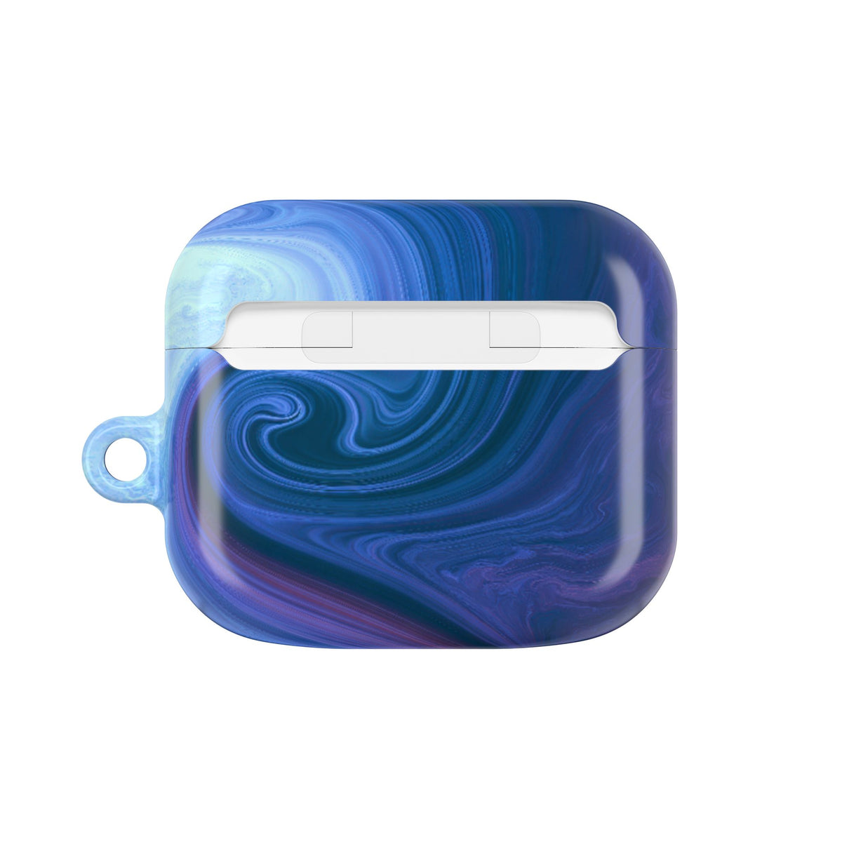 Azure Fluid Swirl · Hard Case for AirPods & AirPods Pro · Blue