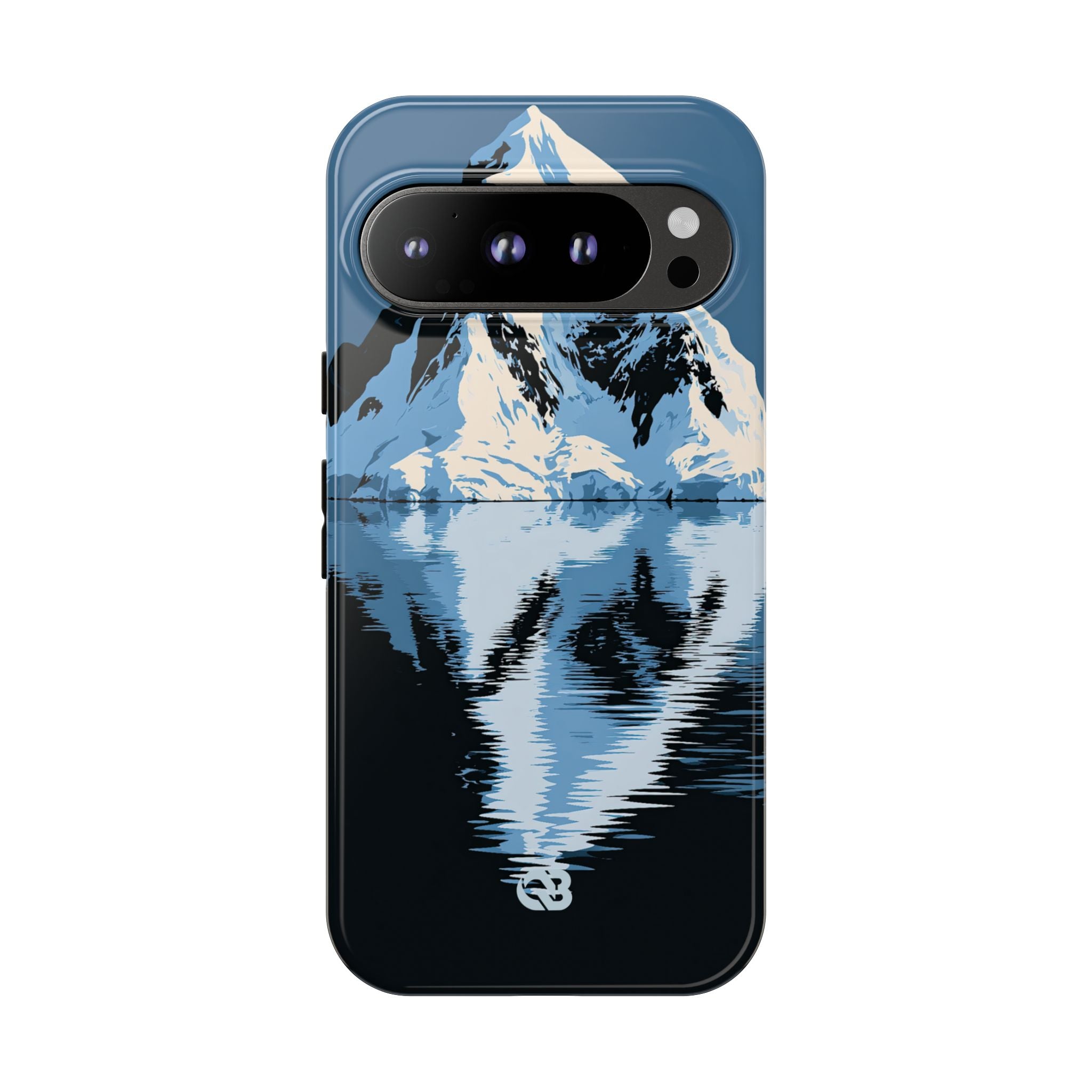 Blue Tough Phone Case for Google Pixel - Arctic Summit Mirror