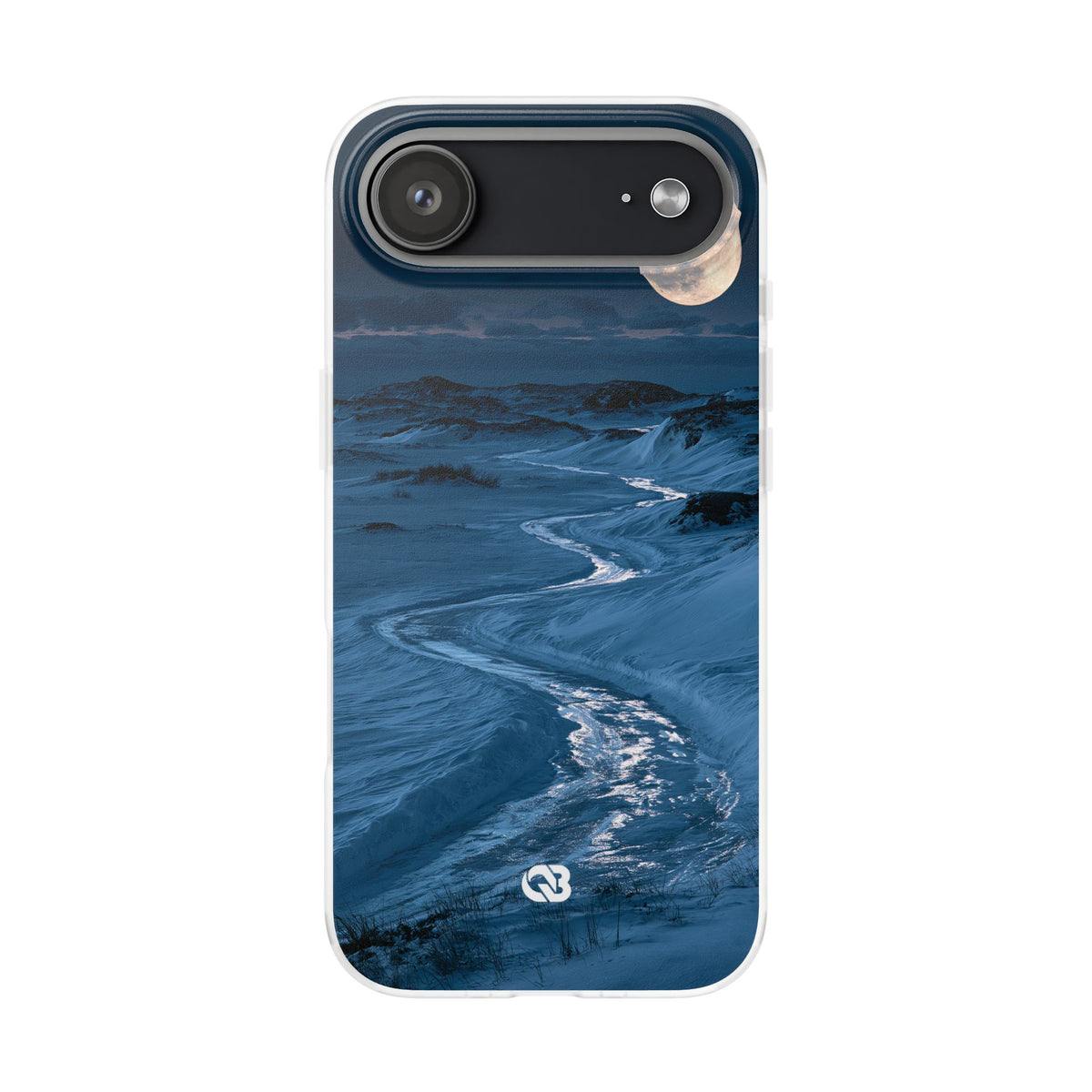 Arctic Moon Drift · Lite Phone Case for iPhone ·  Blue