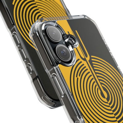 Yellow Impact MagSafe Phone Case for iPhone - Voltage Sector Pulse