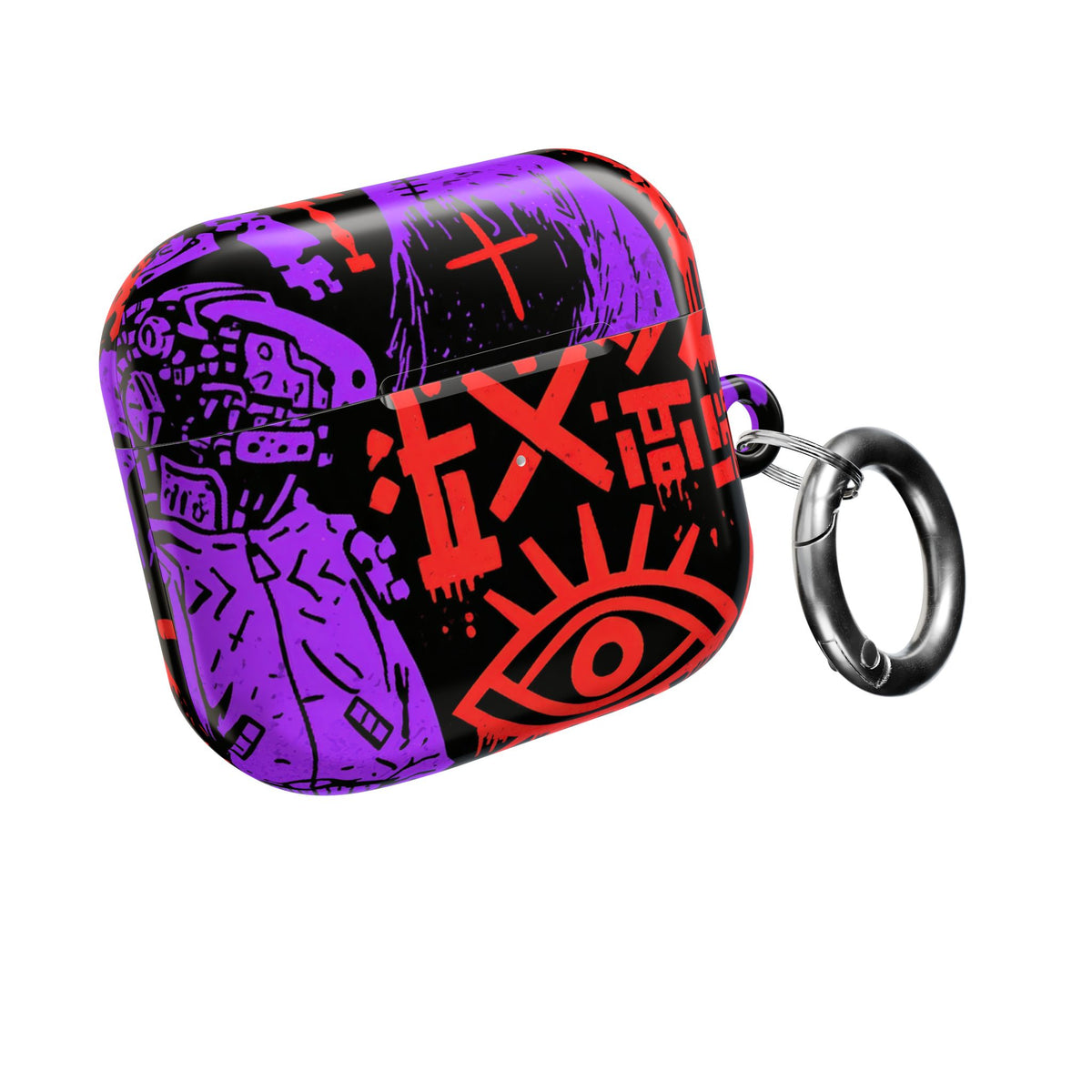 Underground Cyber Glyphs · Hard Case for AirPods & AirPods Pro · Black