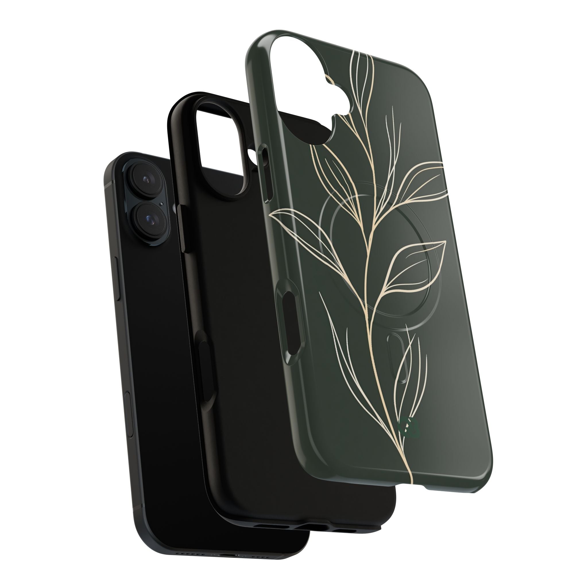 Green Tough 2.0 Magsafe Phone Case for iPhone - Deep Moss Willow