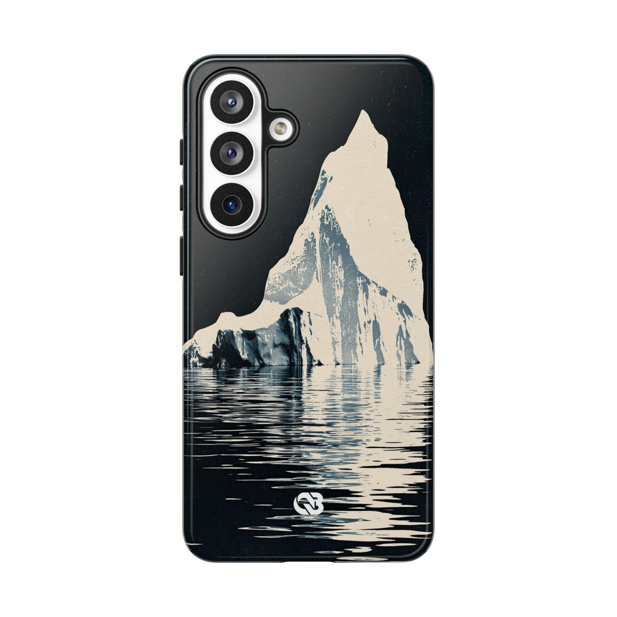 Blue Tough Phone Case for Samsung - Frozen Navy Monolith