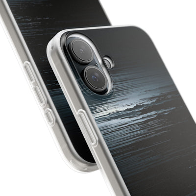 Black Lite Phone Case for iPhone - Frozen Signal Glitch