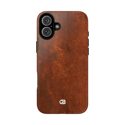 Oxidized Corten · Tough Phone Case for iPhone · Brown