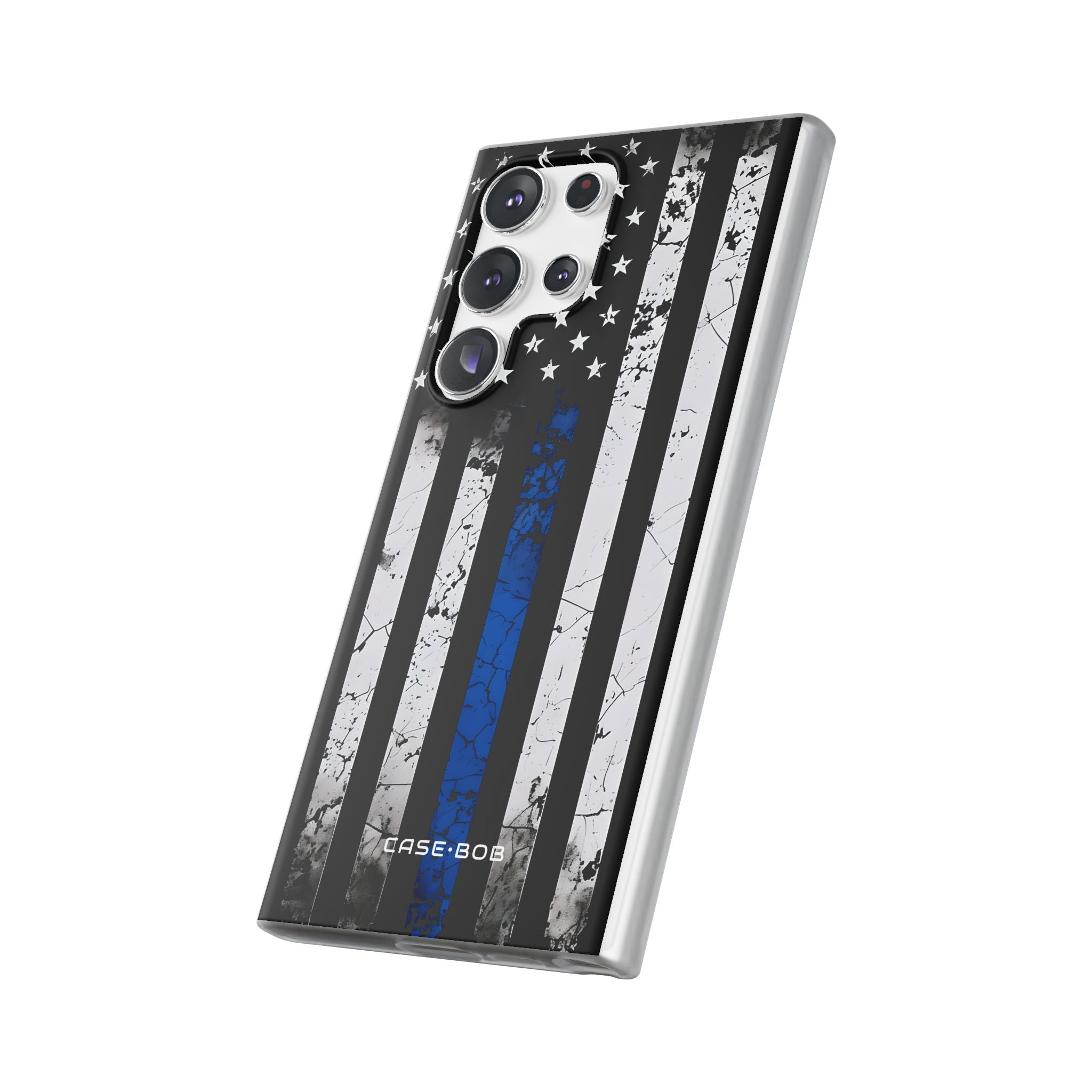 Blue Stripe Flag Samsung S23 Ultra Case - Soft