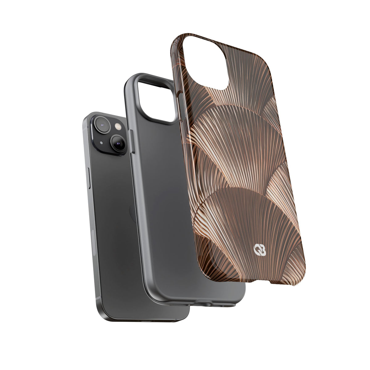 Rose Gilded Fan · Tough Phone Case for iPhone · Gold