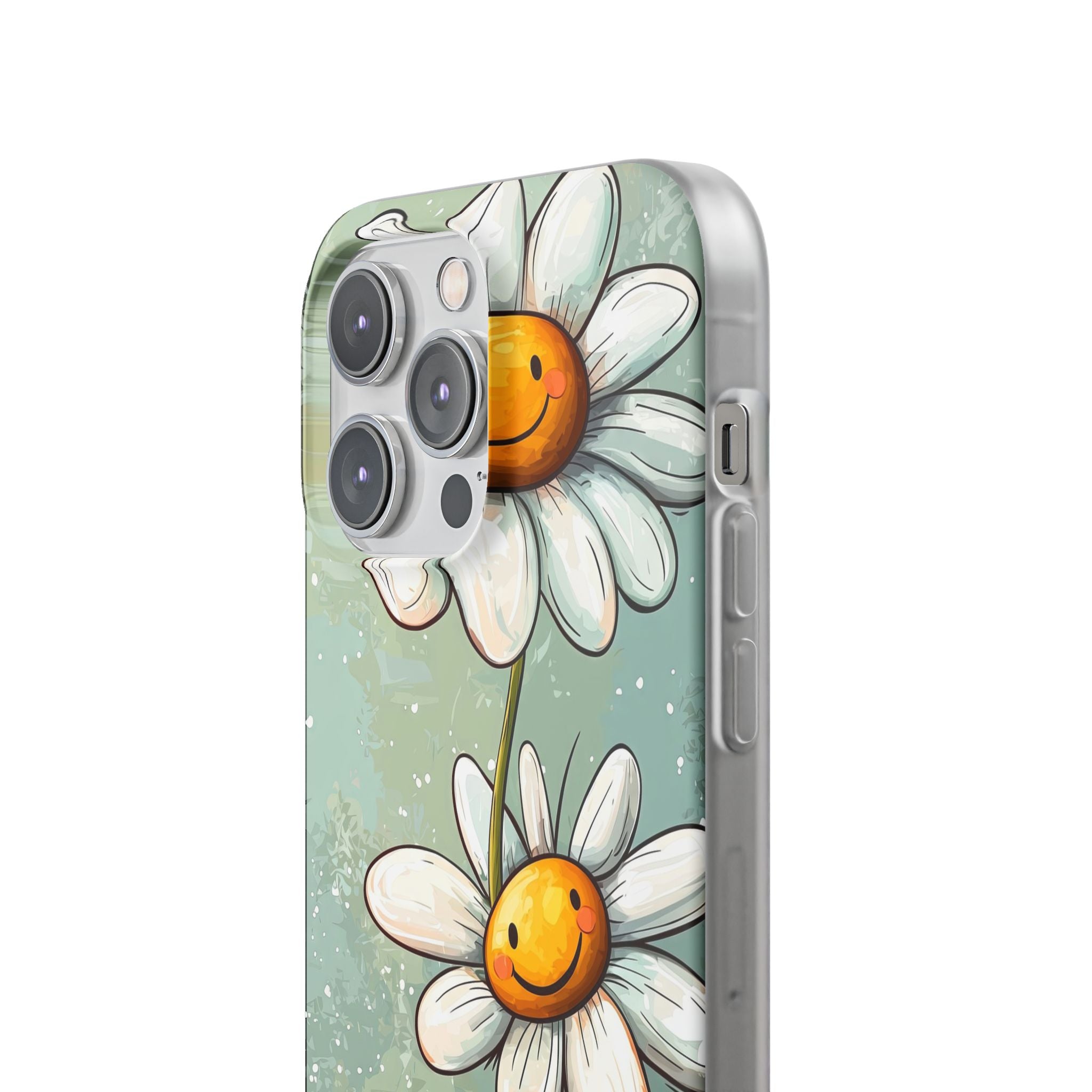 Sonnige Gänseblümchen-Lächeln iPhone 14 Pro Max Case - Soft