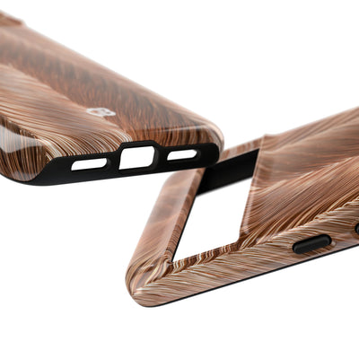 Rose Gold Weave · Tough Phone Case for Pixel ·  Brown