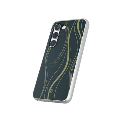 Green Lite Phone Case for Samsung - Obsidian Sage Flow