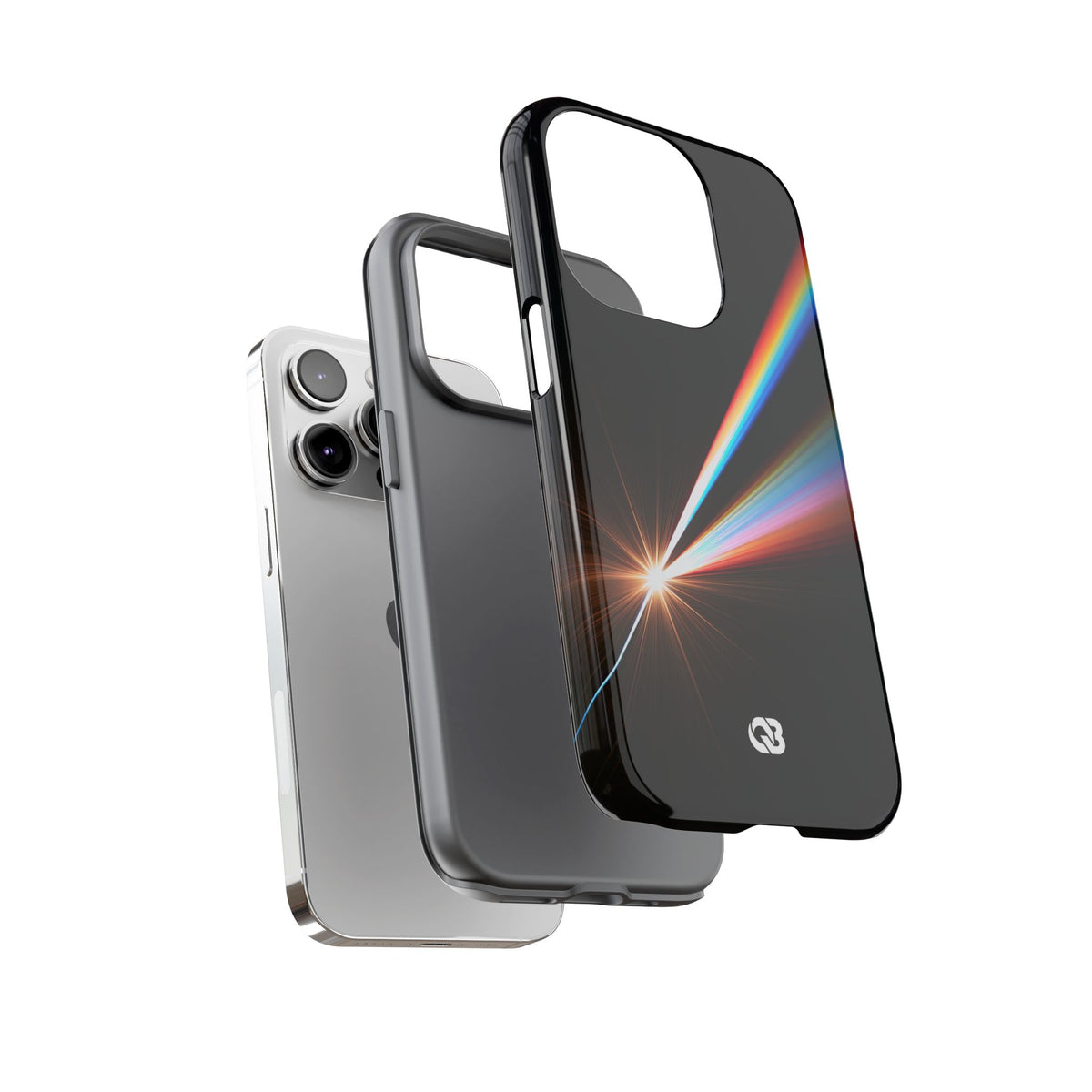 Spectral Refraction · Tough Phone Case for iPhone · Black