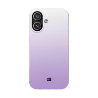 Purple Lite Phone Case for iPhone - Frosted Lavender Fade