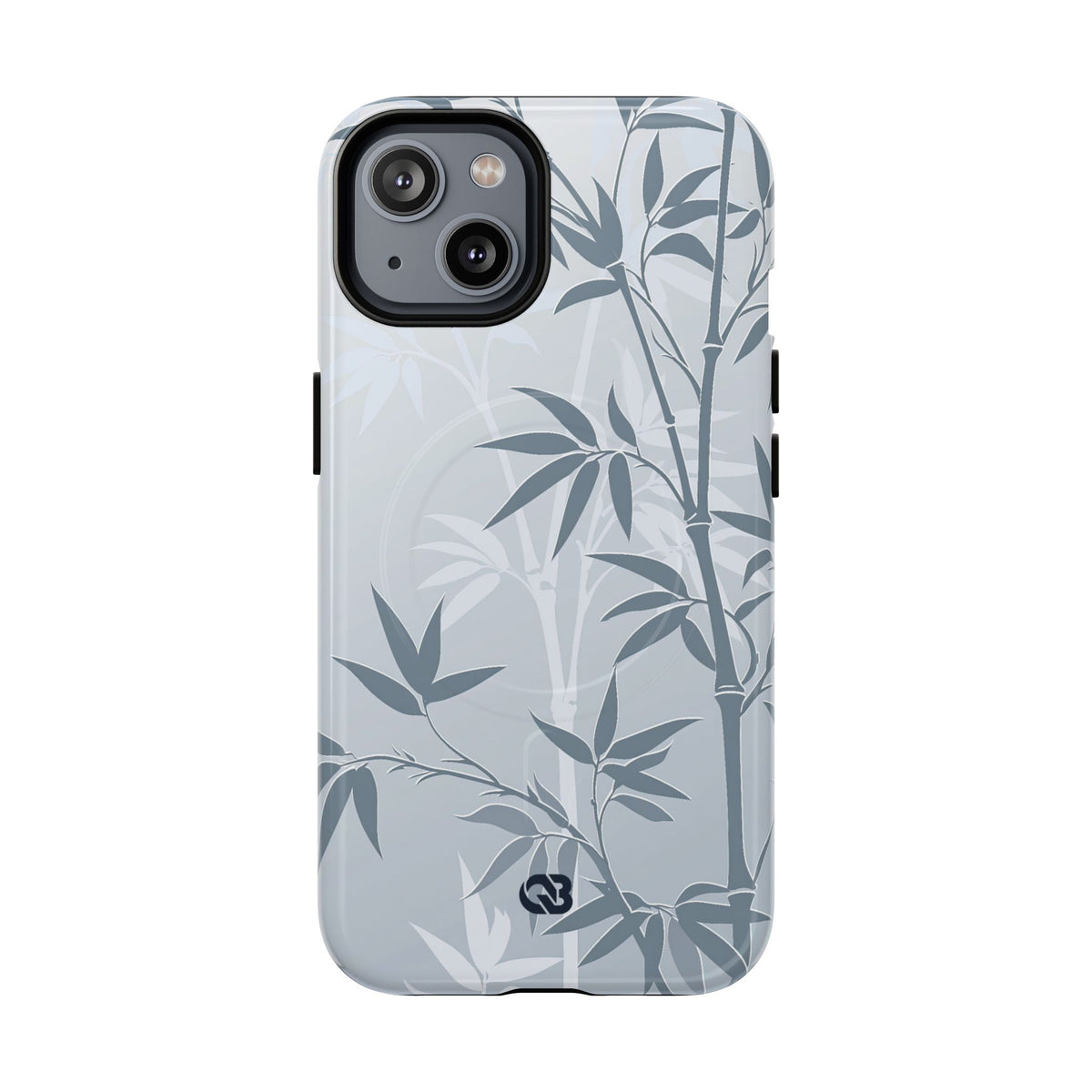 Misty Bamboo Grove · Tough 2.0 Magnetic Phone Case for iPhone · Blue