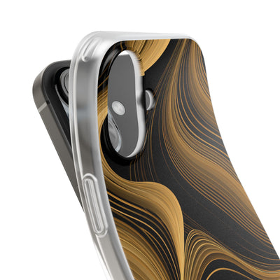 Gold Lite Phone Case for iPhone - Molten Copper Strands