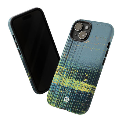 Acid Raster Circuit · Tough Phone Case for iPhone · Teal