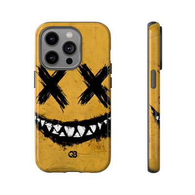 Gritty Ochre Smile · Tough Phone Case for iPhone