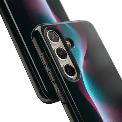 Neon Pixel Flow · Tough Phone Case for Samsung · Black